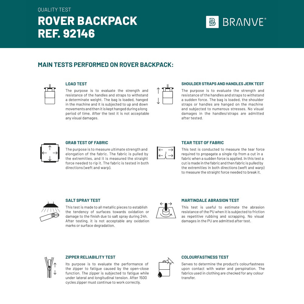 ROVER BACKPACK. Rucksack aus Mikrofaser und PU – zusätzliche Ansicht