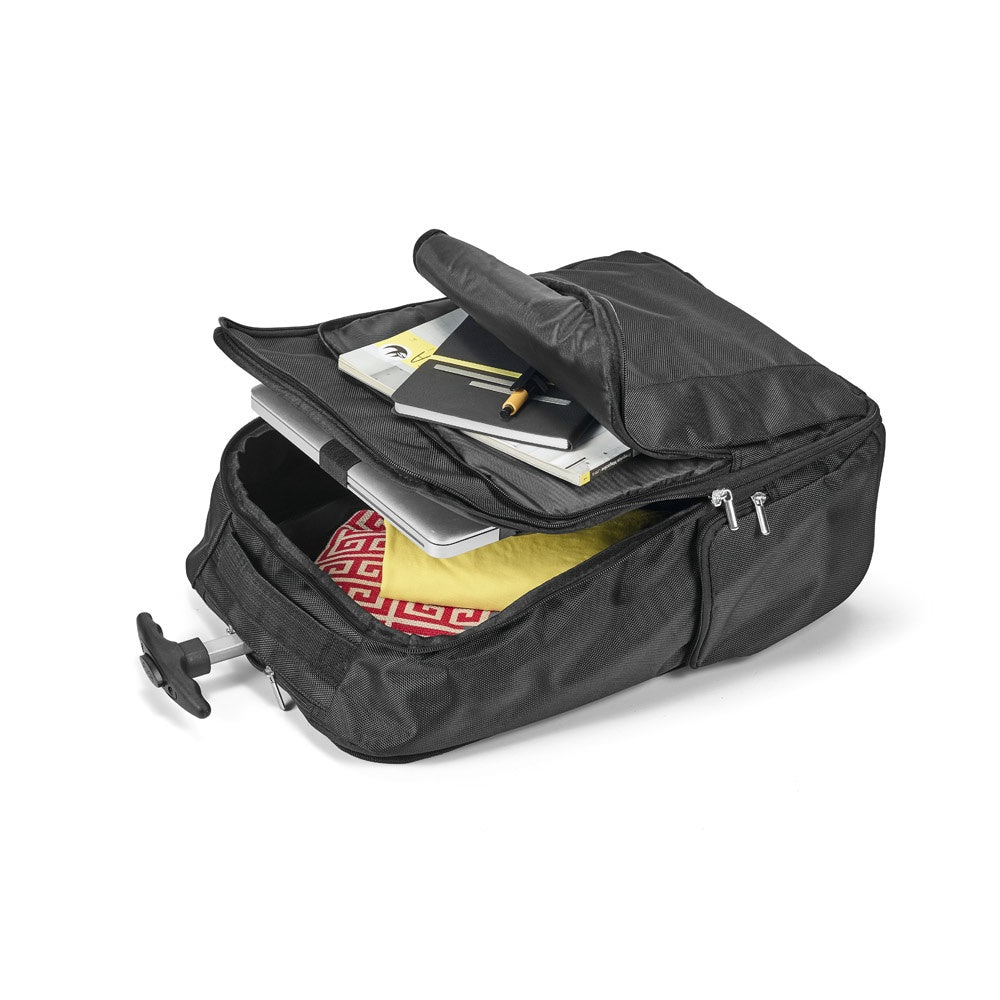AVENIR. Laptop-Trolley-Rucksack 17'' aus 1680D und 300D Polyester – zusätzliche Ansicht