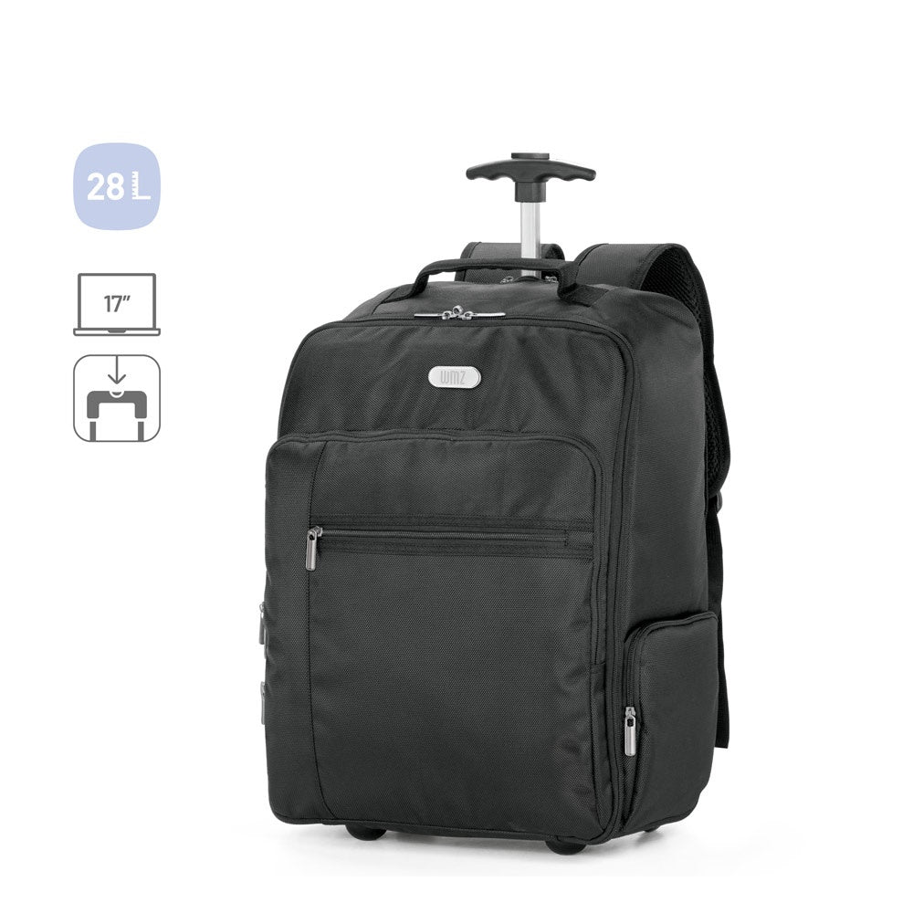 AVENIR. Laptop-Trolley-Rucksack 17'' aus 1680D und 300D Polyester