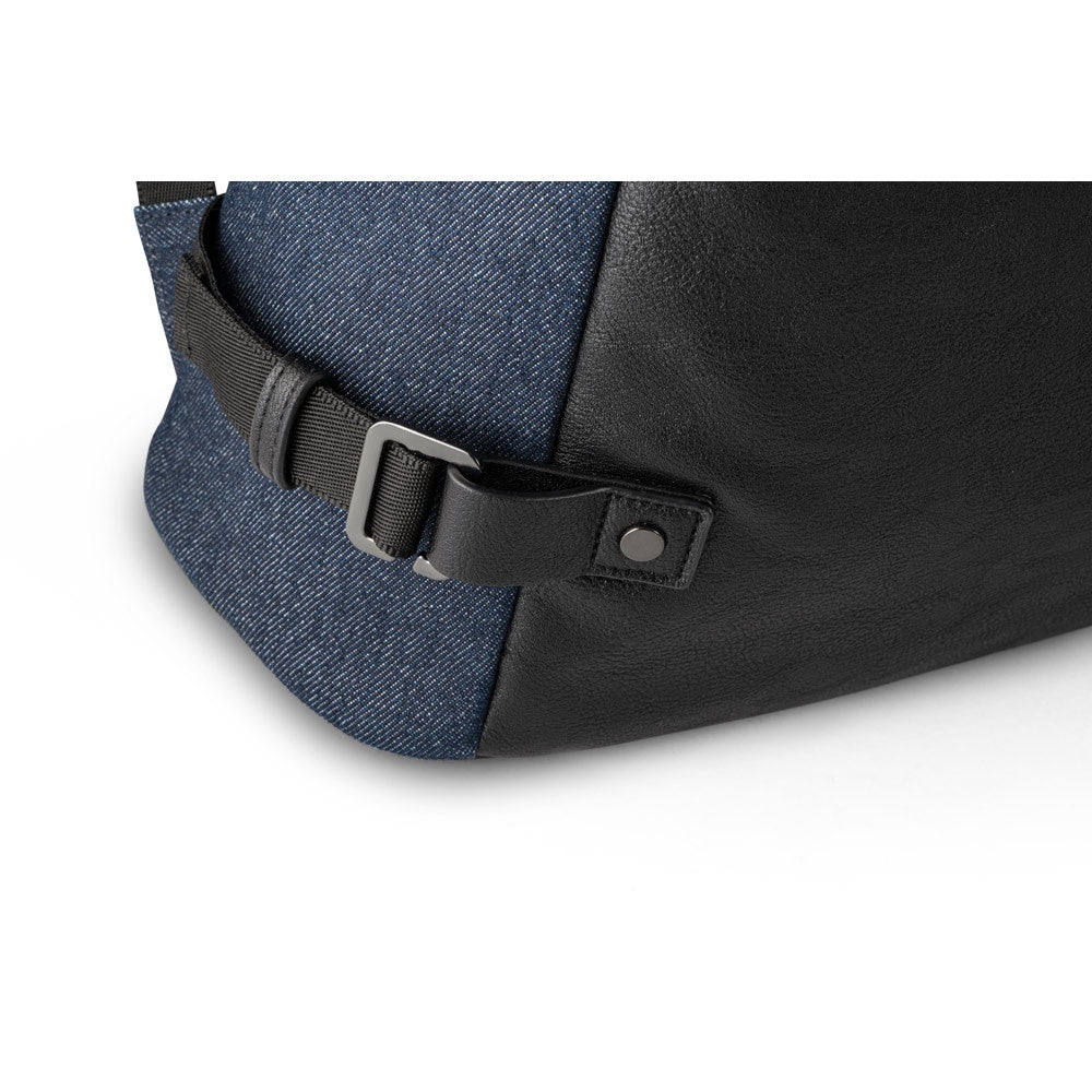 DIVERGENT BACKPACK I. Laptop-Rucksack bis zu 15.6'' aus Denim und PU – zusätzliche Ansicht
