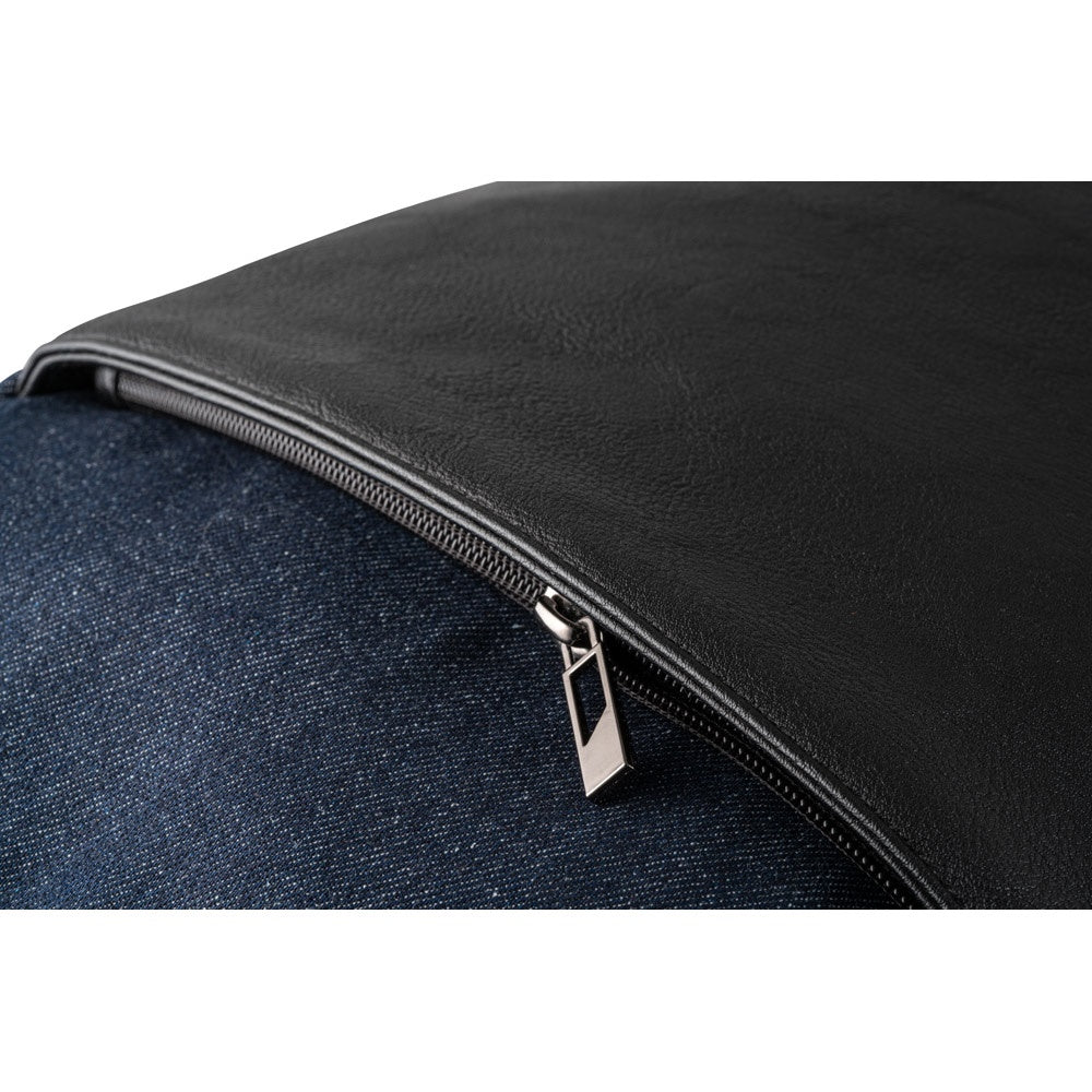 DIVERGENT BACKPACK I. Laptop-Rucksack bis zu 15.6'' aus Denim und PU – zusätzliche Ansicht