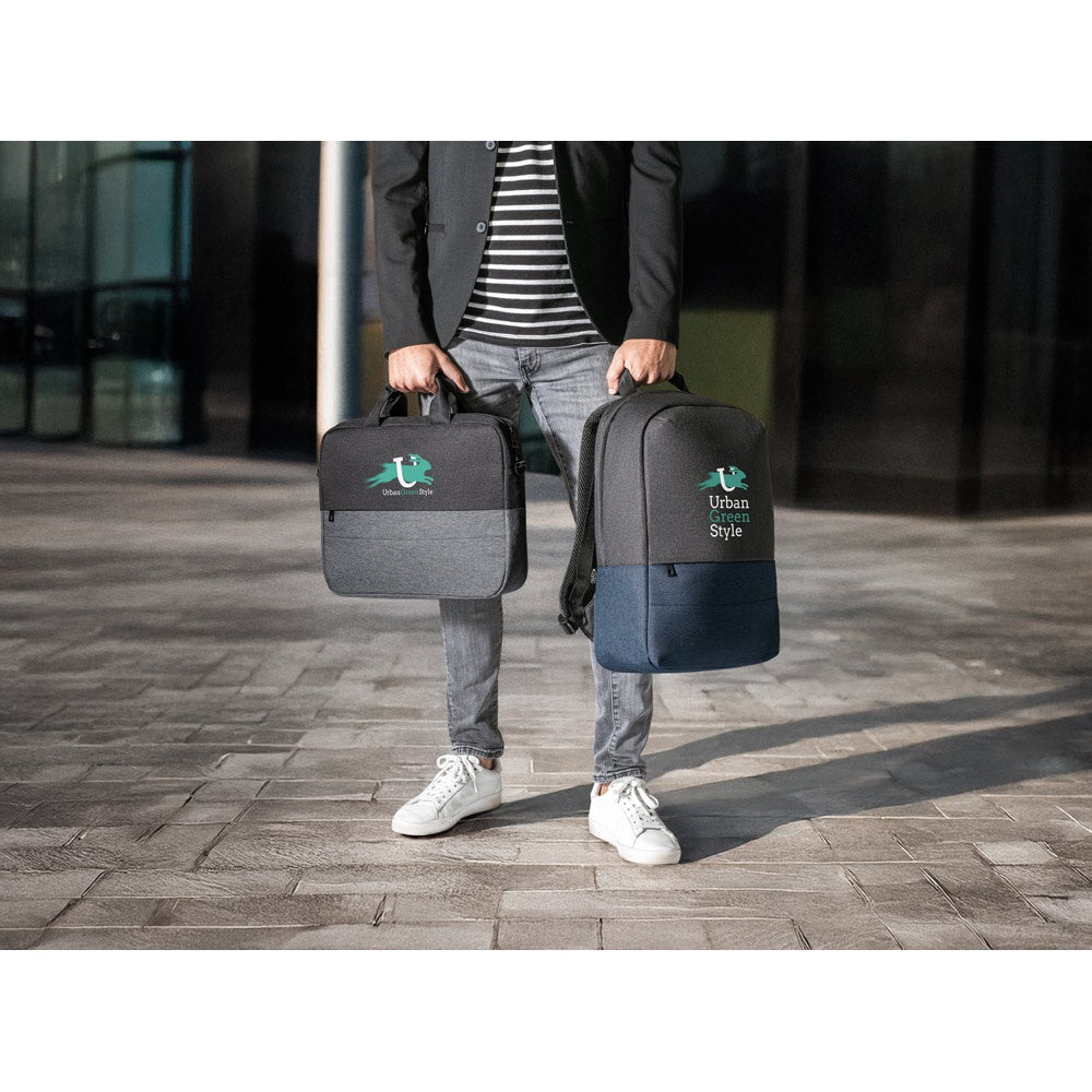 GENOA BPACK. Anti-Diebstahl-Rucksack aus 600D hochdichtem, recyceltem Polyester – zusätzliche Ansicht