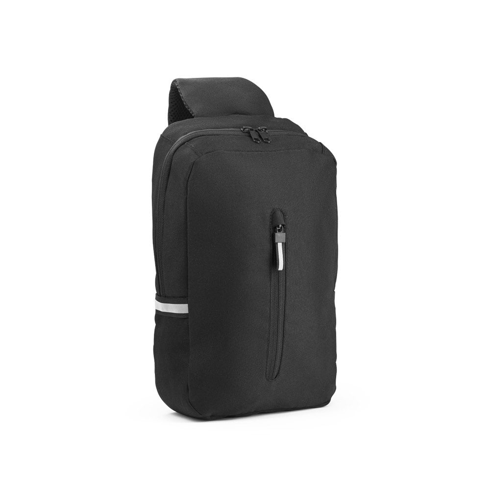 DELFOS. Rucksack mit einem Schultergurt aus 300D recyceltem Polyester und 600D recyceltem Polyester, mit 210D-Futter aus recyceltem Polyester – zusätzliche Ansicht