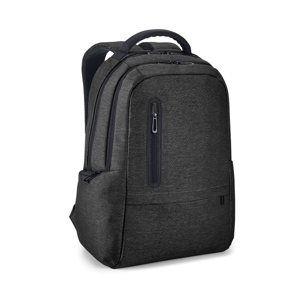 RE-BOSTON. Wasserabweisender 2Tone-Laptop-Rucksack aus recyceltem Nylon mit 210D-Fach – zusätzliche Ansicht