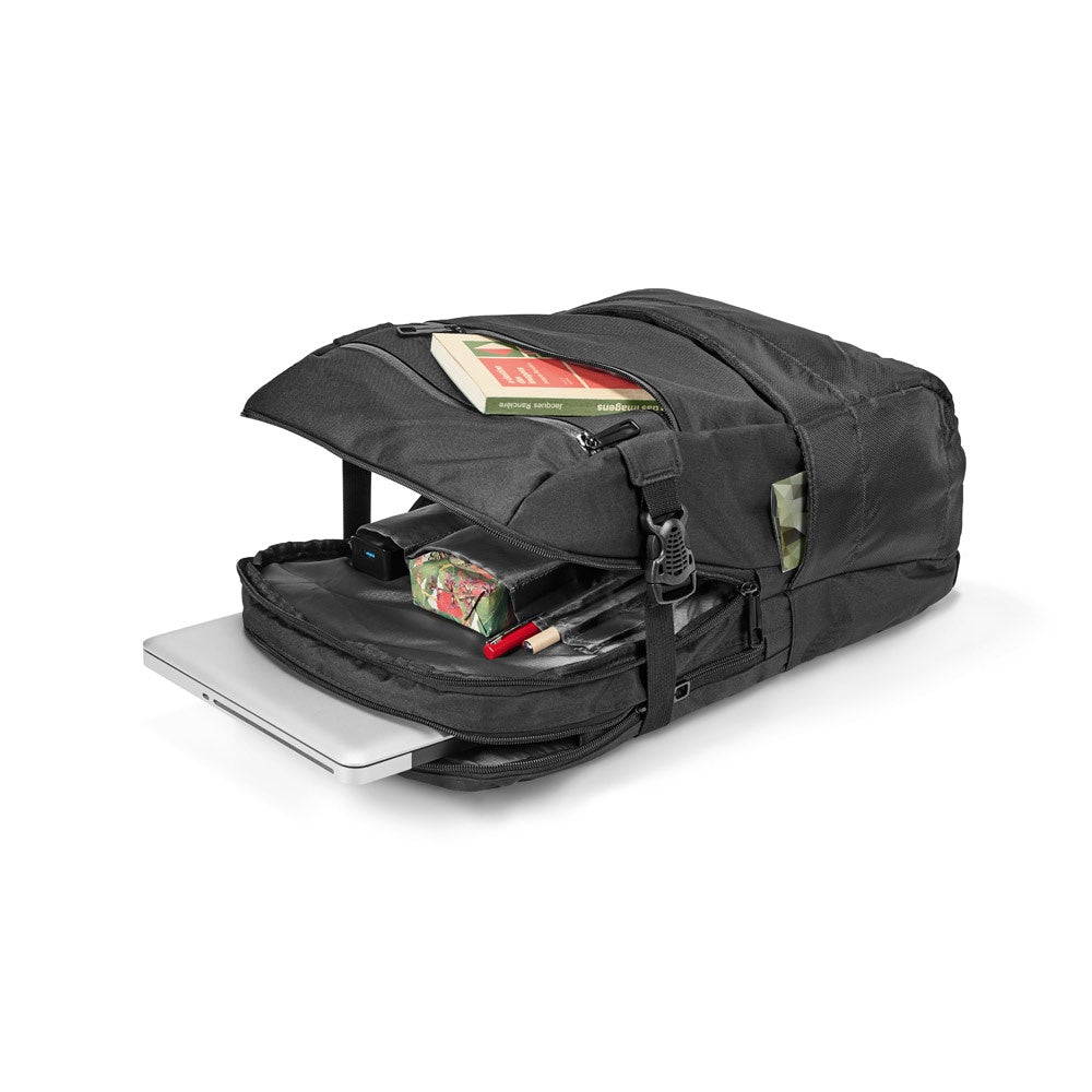 ZIPPERS BPACK. Laptop-Rucksack 15.6'' aus 300D Polyester und 840D Jacquard – zusätzliche Ansicht