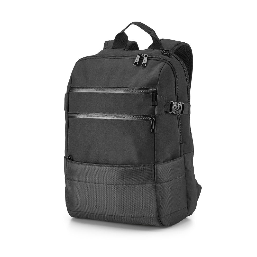 ZIPPERS BPACK. Laptop-Rucksack 15.6'' aus 300D Polyester und 840D Jacquard – zusätzliche Ansicht