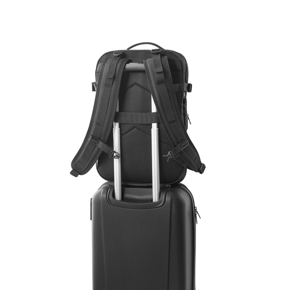 DALLAS. Hochverdichteter Reiserucksack aus recyceltem 600D-Polyester für 17.3"-Laptop – zusätzliche Ansicht