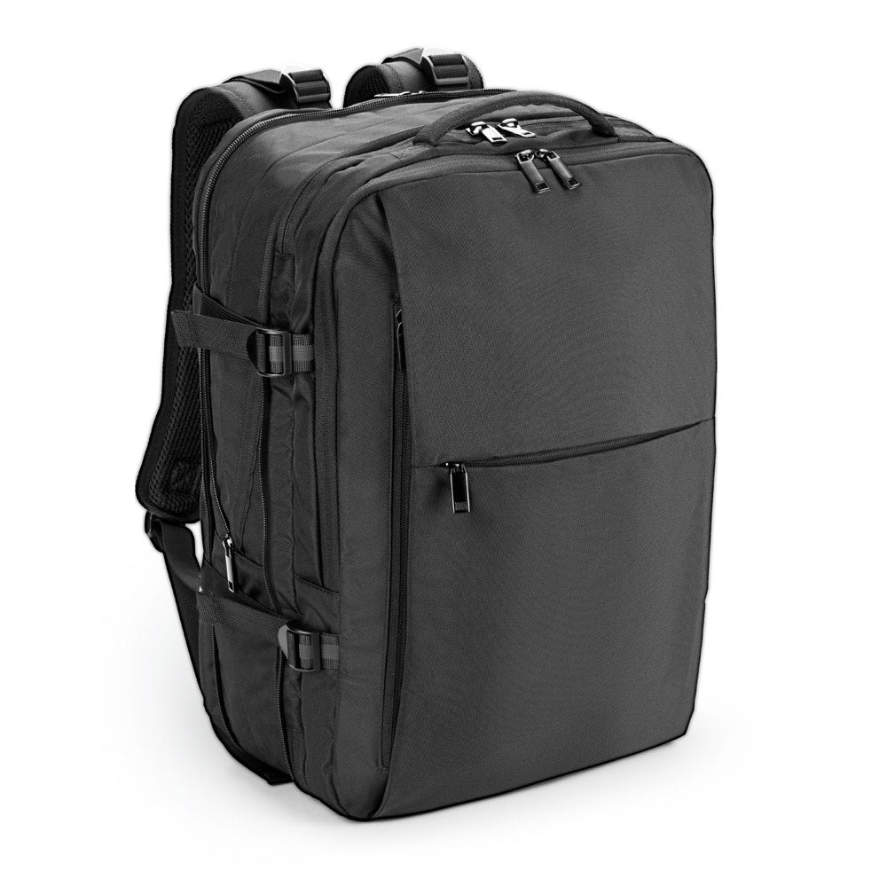 DALLAS. Hochverdichteter Reiserucksack aus recyceltem 600D-Polyester für 17.3"-Laptop – zusätzliche Ansicht