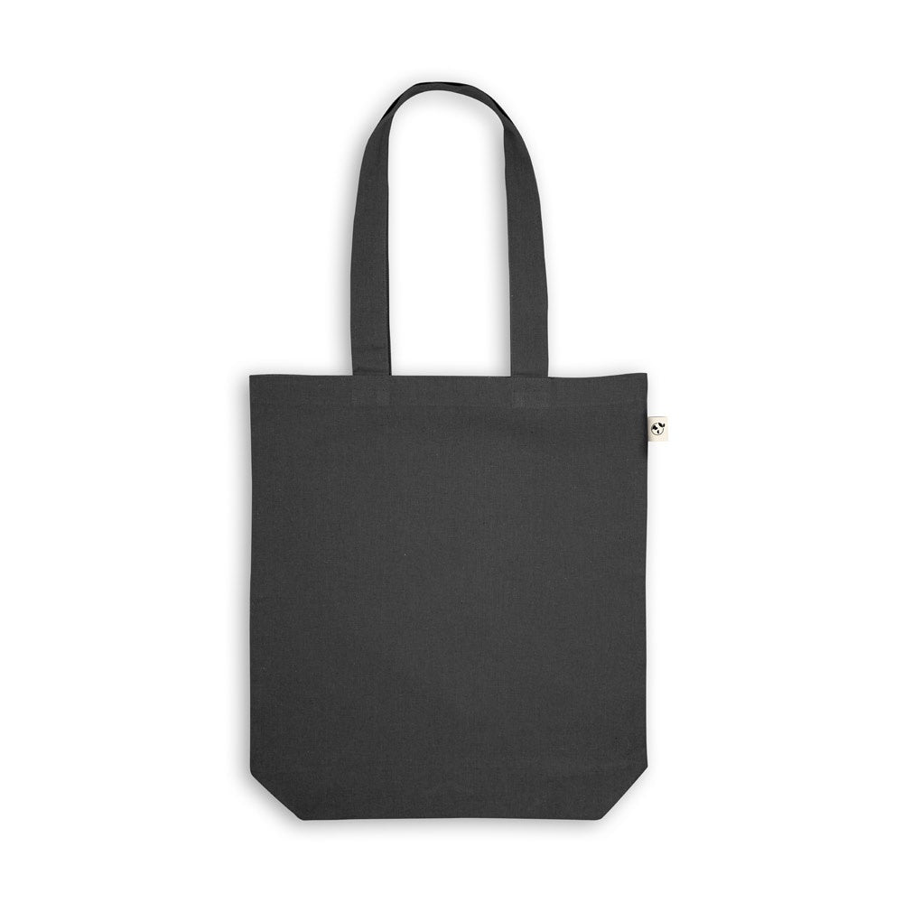 MERIDA. Tragetasche (220 g/ m²) aus Baumwolle (50%), recycelter Baumwolle (30%) und polyester (20% rPET) – zusätzliche Ansicht