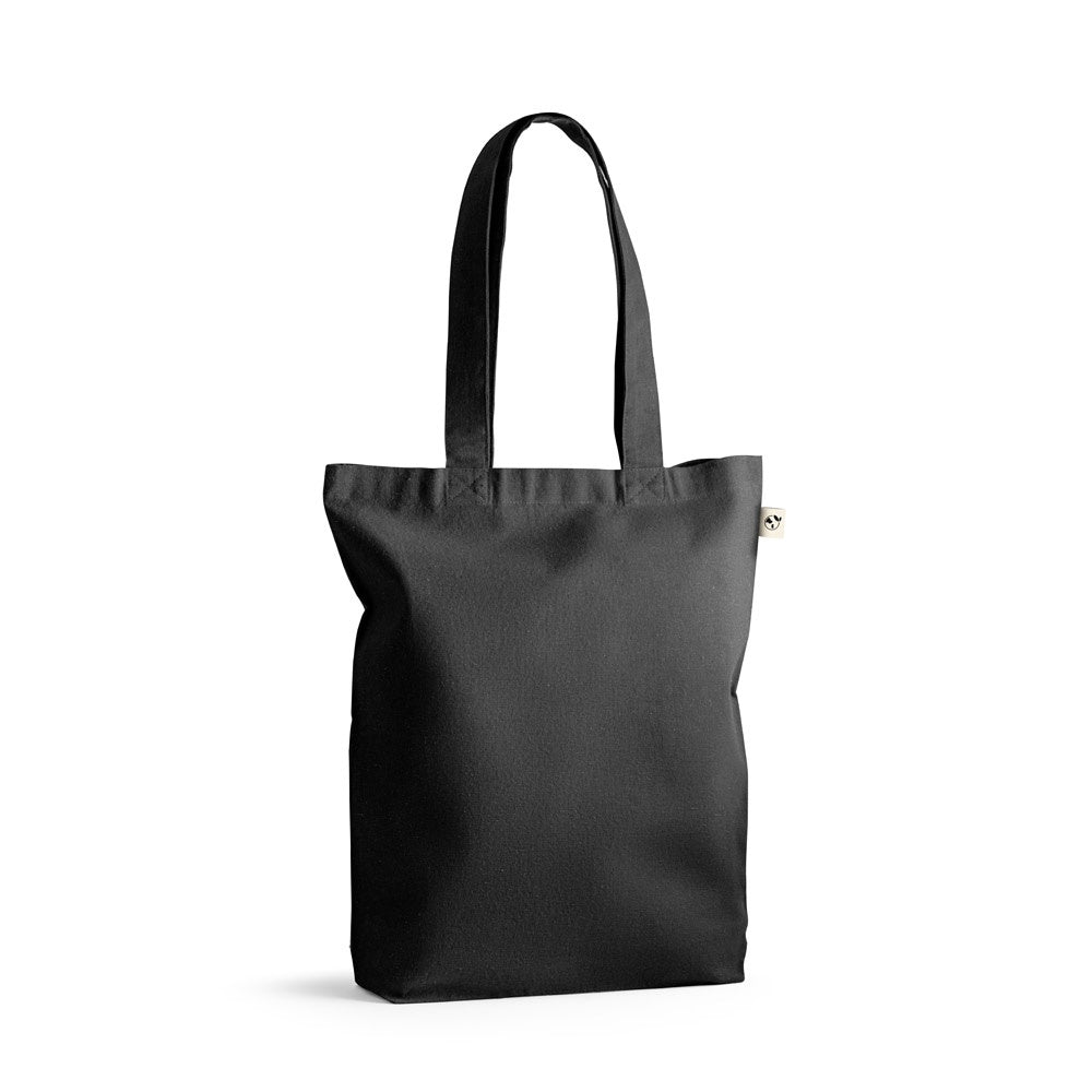 MERIDA. Tragetasche (220 g/ m²) aus Baumwolle (50%), recycelter Baumwolle (30%) und polyester (20% rPET) – zusätzliche Ansicht