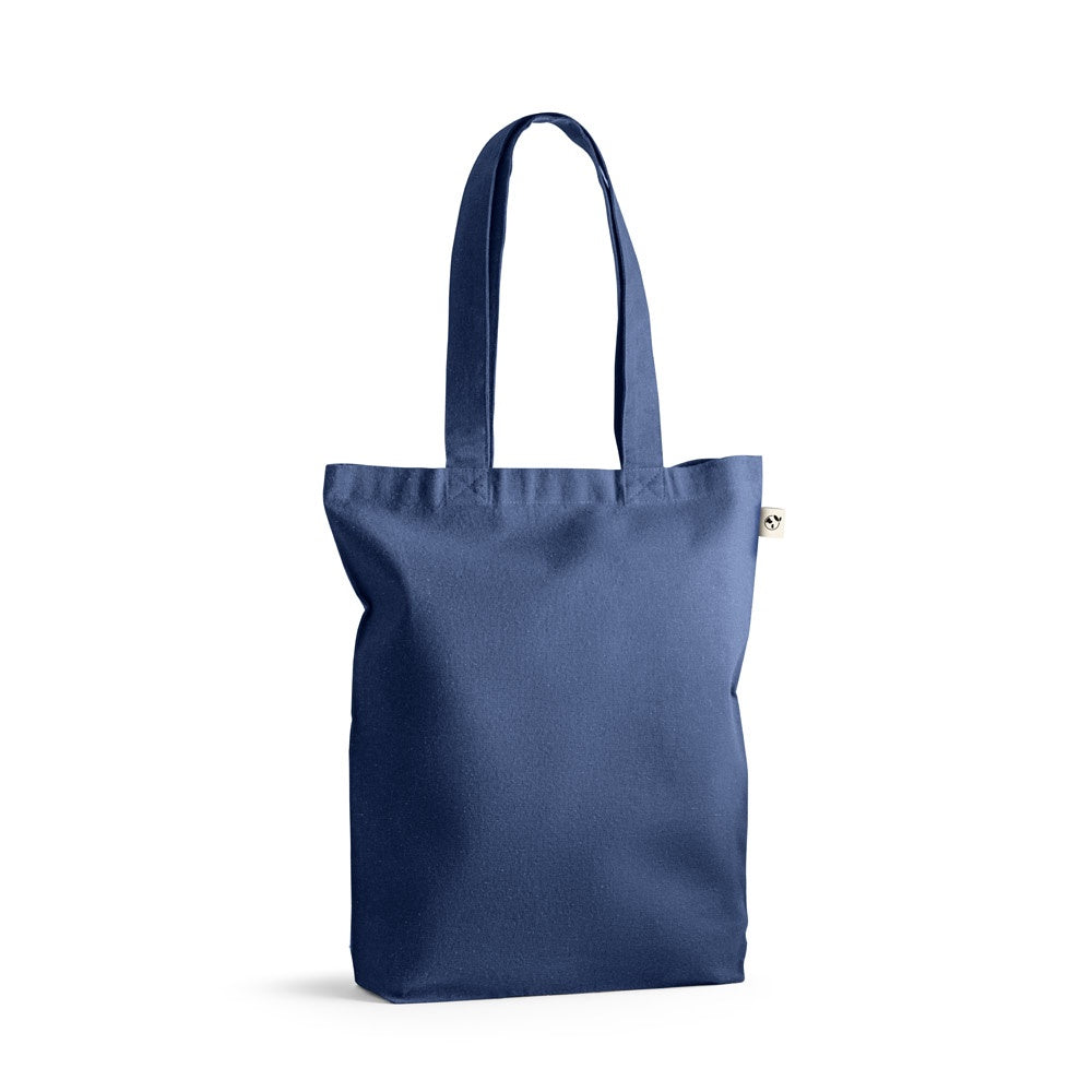 MERIDA. Tragetasche (220 g/ m²) aus Baumwolle (50%), recycelter Baumwolle (30%) und polyester (20% rPET) – zusätzliche Ansicht