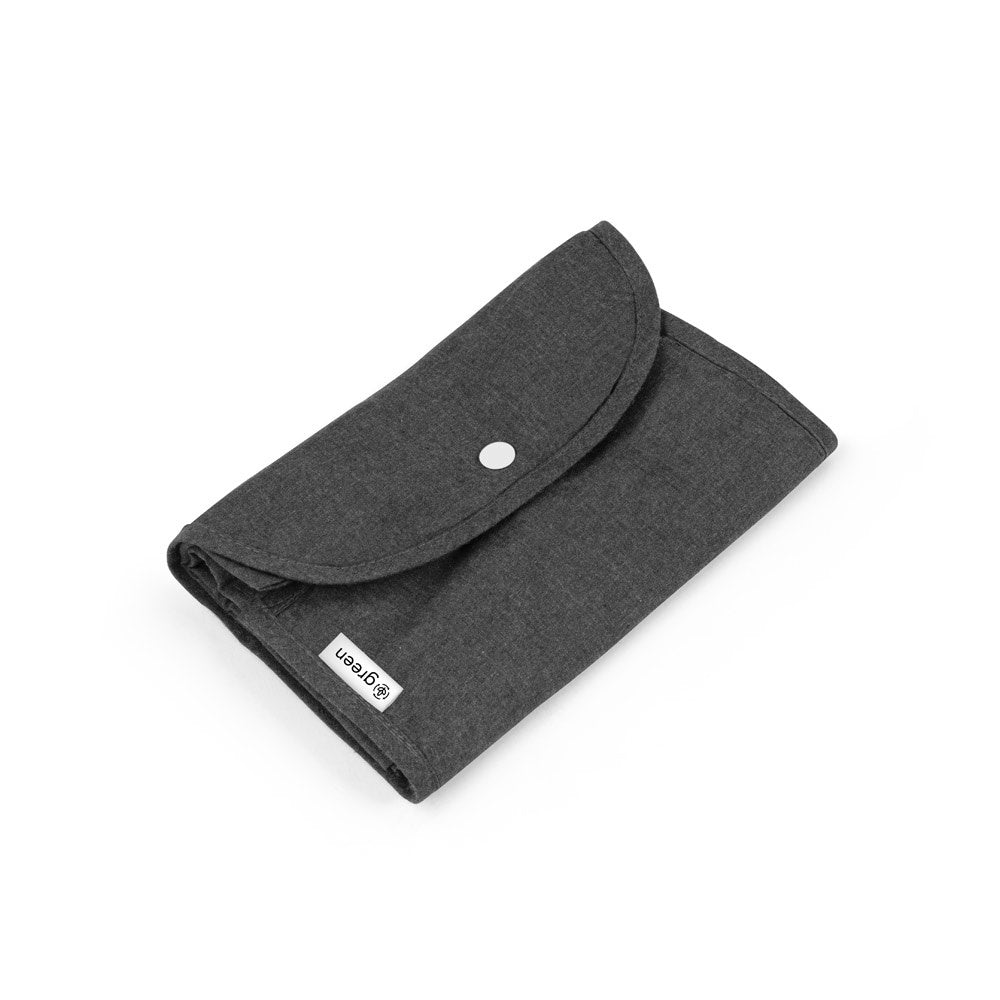 SIENA. Faltbare Tasche aus Baumwolle (50%), receycelte Baumwolle (30%) und Polyester (20% rPET) (140 g/m²) – zusätzliche Ansicht