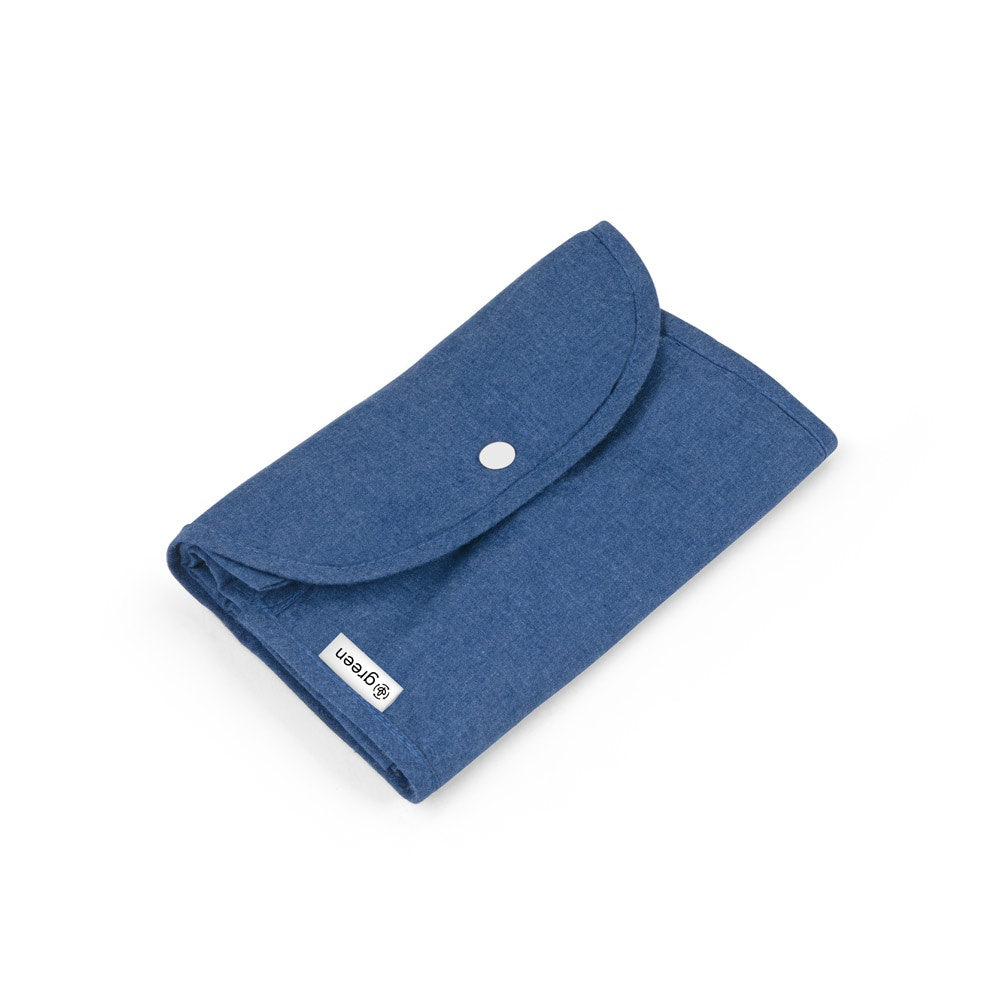 SIENA. Faltbare Tasche aus Baumwolle (50%), receycelte Baumwolle (30%) und Polyester (20% rPET) (140 g/m²) – zusätzliche Ansicht