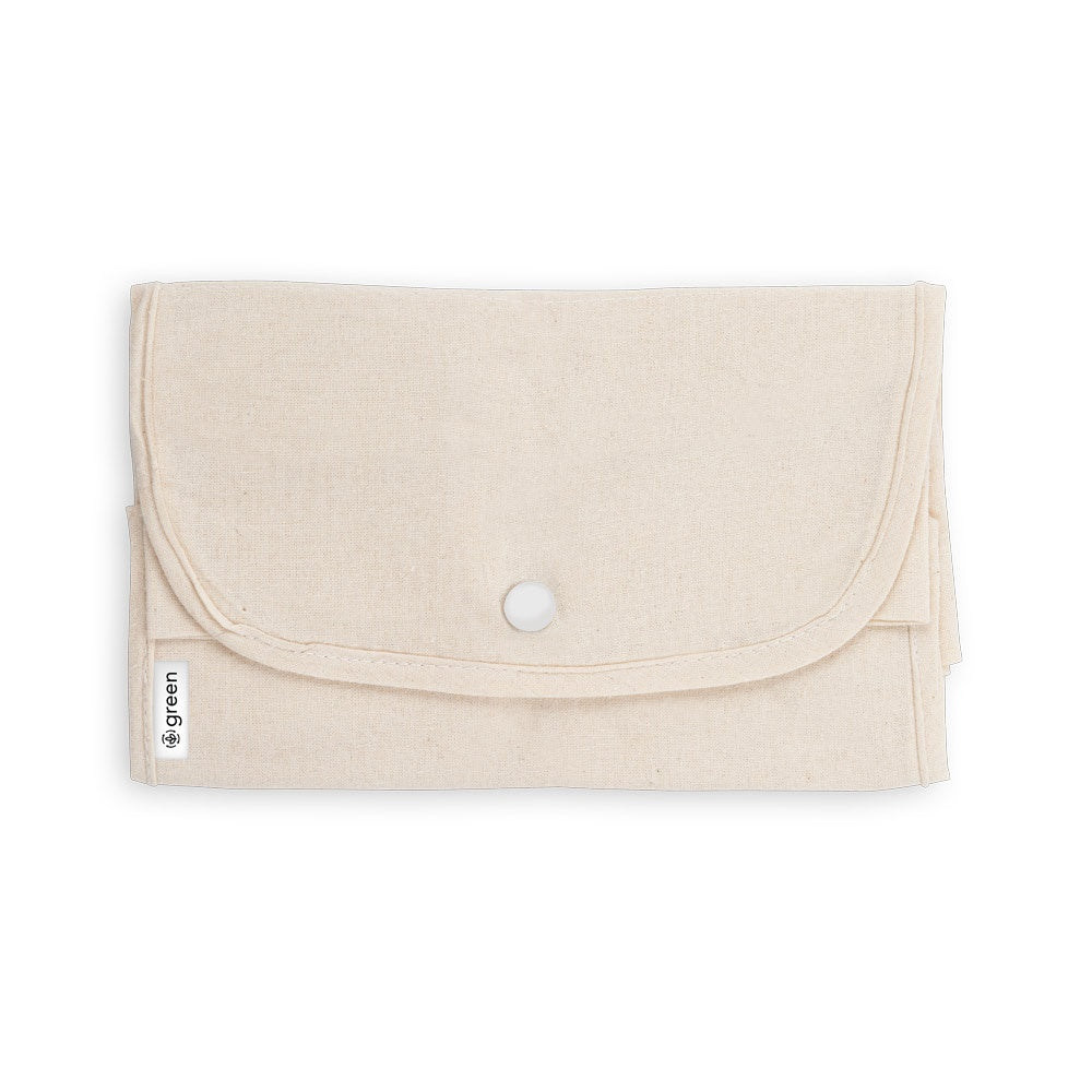 BEIRUT. Faltbare Tasche aus Baumwolle (50%), receycelte Baumwolle (30%) und Polyester (20% rPET) (140 g/m²) – zusätzliche Ansicht