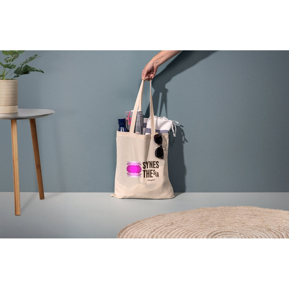 GIZA. Tasche aus 100 % recycelter Baumwolle (140 g/m²) – zusätzliche Ansicht