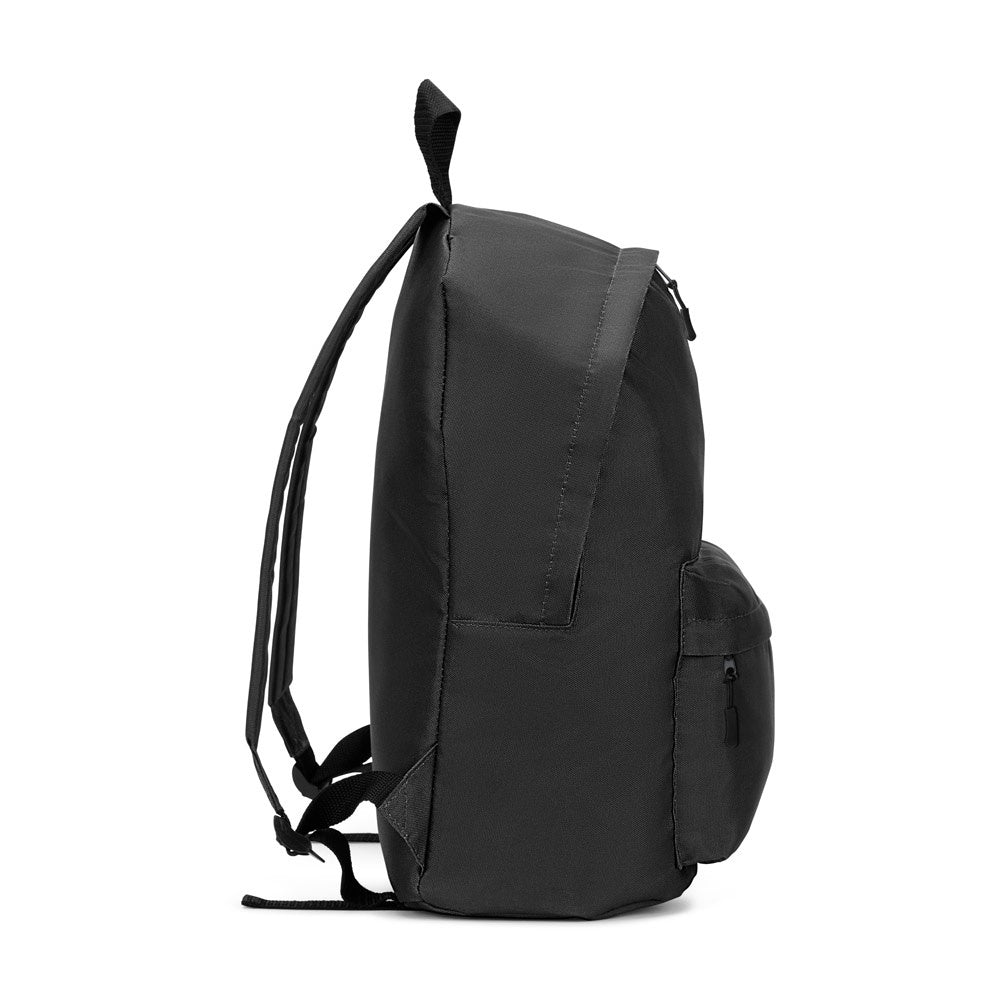 ROSARIO. Klassischer Rucksack mit zeitlosem Design aus recyceltem 600D Polyester – zusätzliche Ansicht