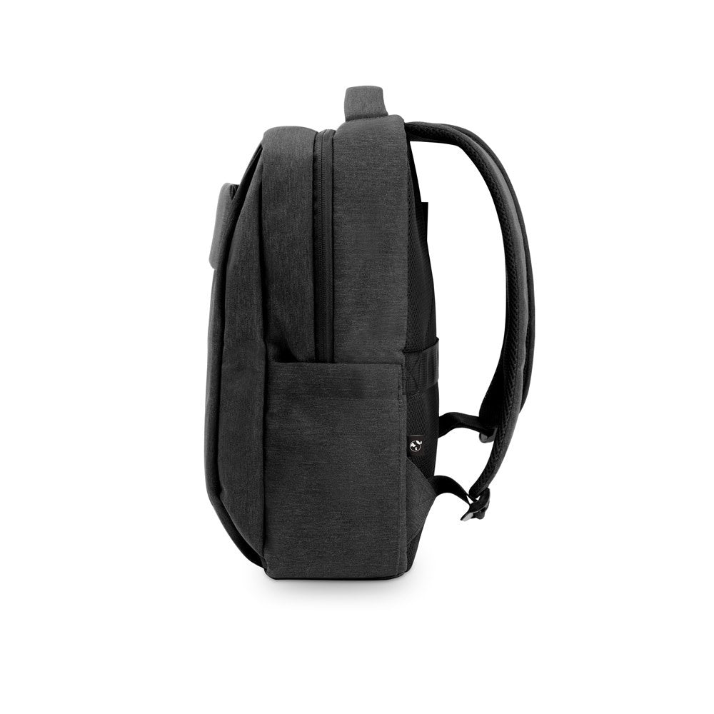 COVENTRY. Gepolsterter Laptop-Rucksack aus 300D recyceltem hochdichtem Polyester und 210D recyceltem Polyesterfutter 15.6" – zusätzliche Ansicht