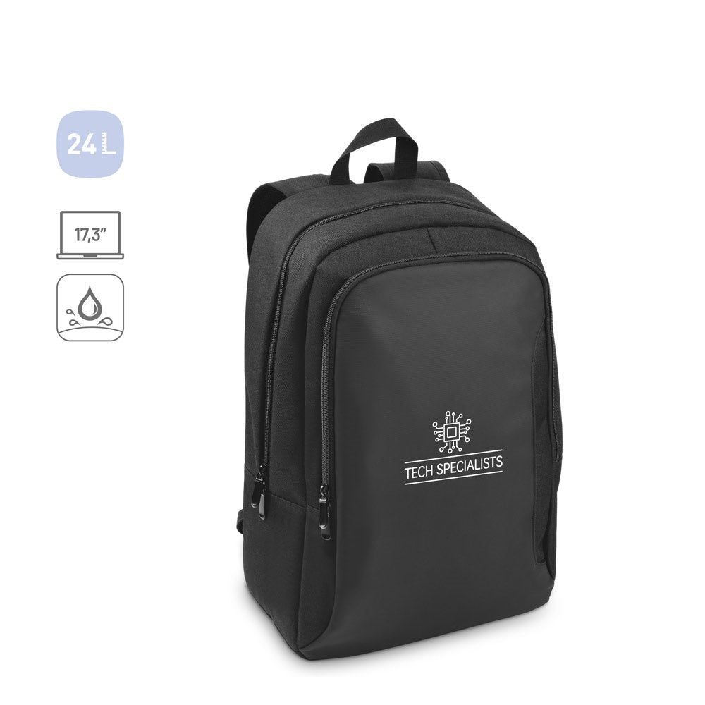 DRAMMEN. Laptop-Rucksack aus hochdichtem 600D-Recycling-Polyester