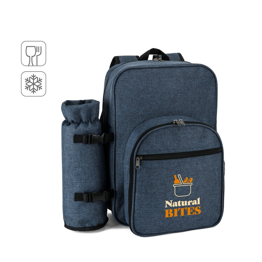 WHITSUNDAY. Picknick-Kühlrucksack aus 600D, recyceltem Polyester, mit hoher Dichte