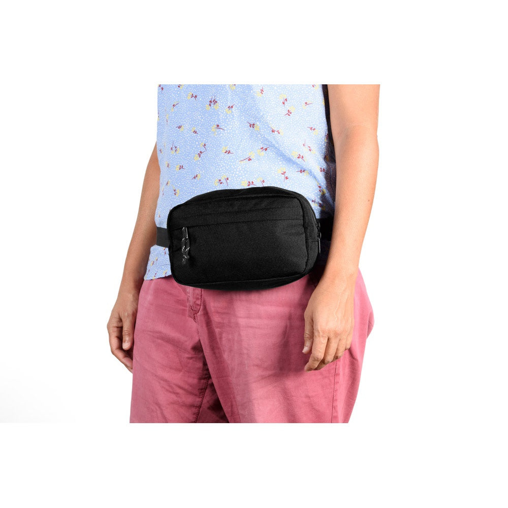 MYKONOS. Gürteltasche aus 600D recyceltem Polyester und Innenfutter aus 210D recyceltem Polyester – zusätzliche Ansicht