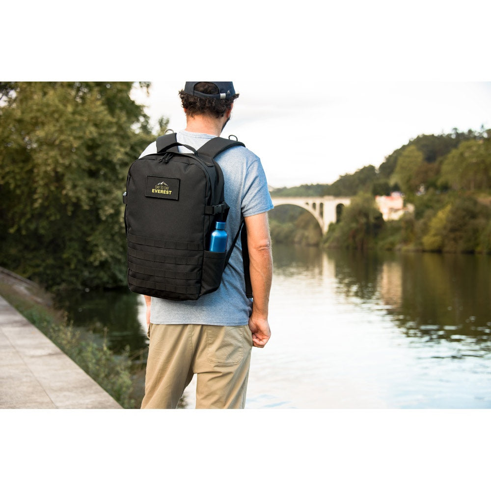 EDINBURGH BPACK. Rucksack im Militärstil aus 600D HD recyceltem Polyester und Innenfutter aus 210D recyceltem Polyester 17.3“ – zusätzliche Ansicht