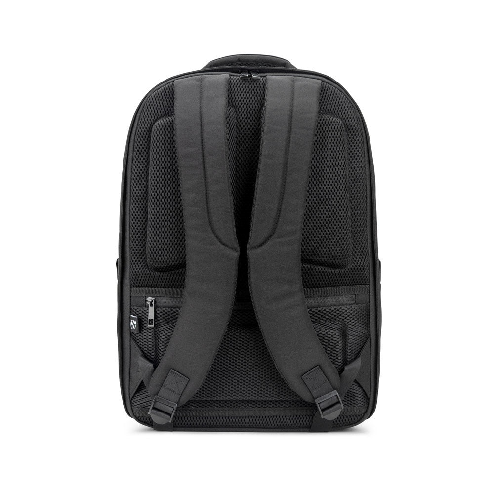 YANGON BPACK. Diebstahlsicherer Rucksack aus Twill mit wasserabweisender Beschichtung und recyceltem 600D-Polyester für Laptops 17'3" – zusätzliche Ansicht