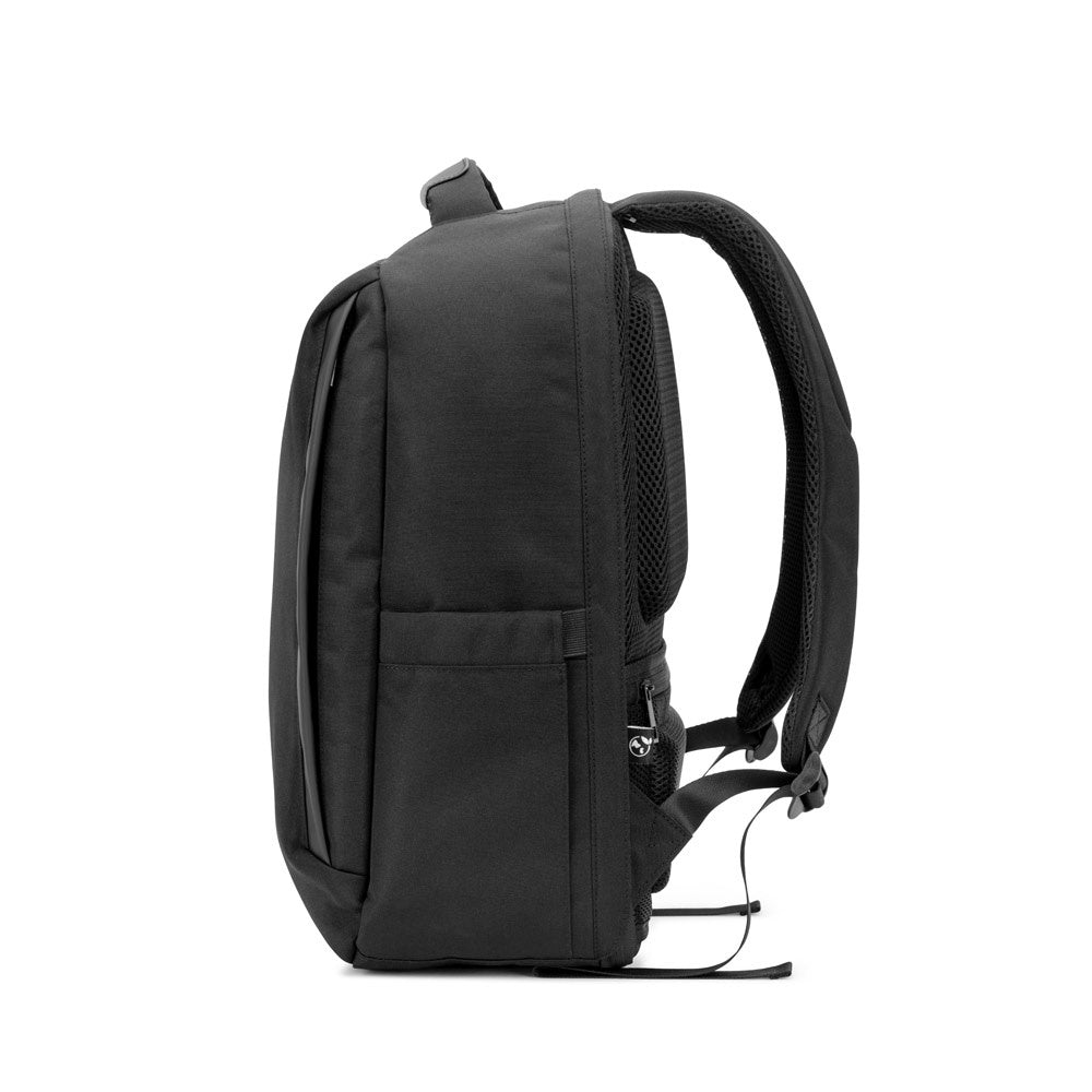 YANGON BPACK. Diebstahlsicherer Rucksack aus Twill mit wasserabweisender Beschichtung und recyceltem 600D-Polyester für Laptops 17'3" – zusätzliche Ansicht