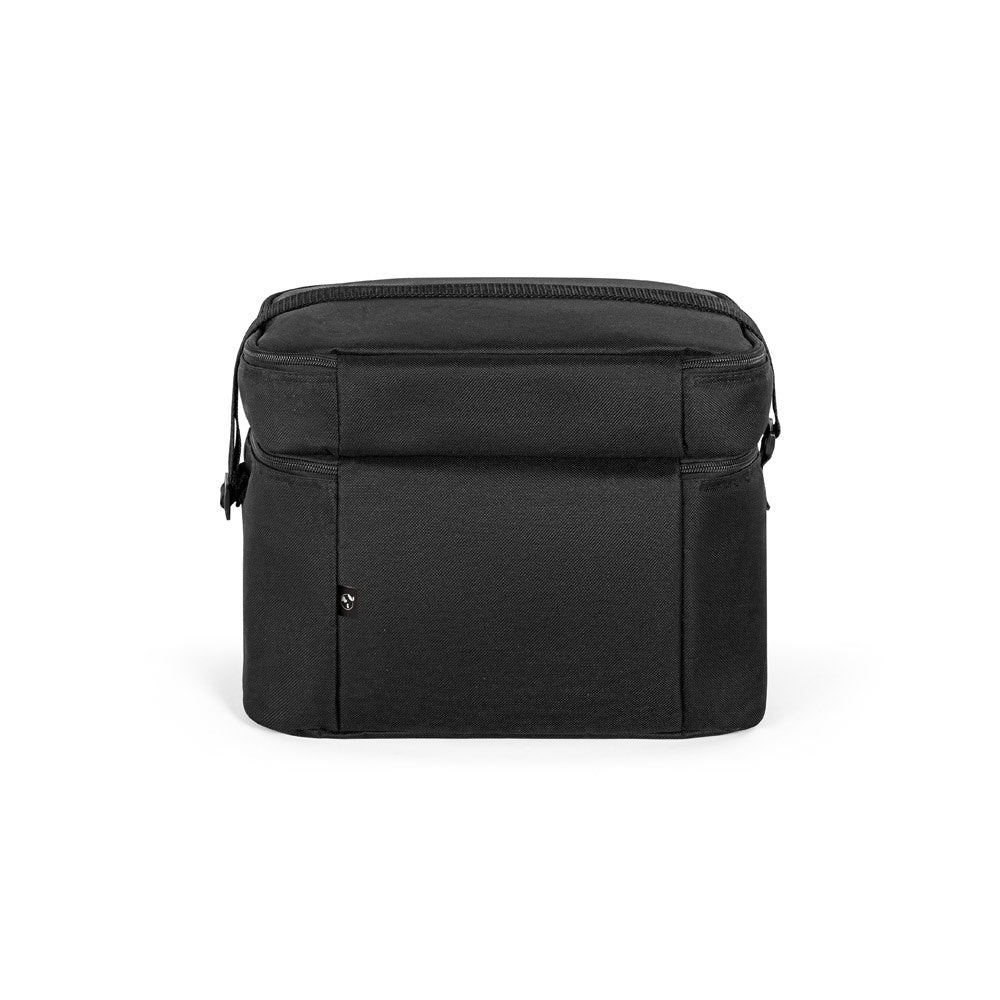 CANCUN LARGE. Kühltasche aus 600D, recyceltem Polyester, mit verstellbarem Gurtband 14 L – zusätzliche Ansicht