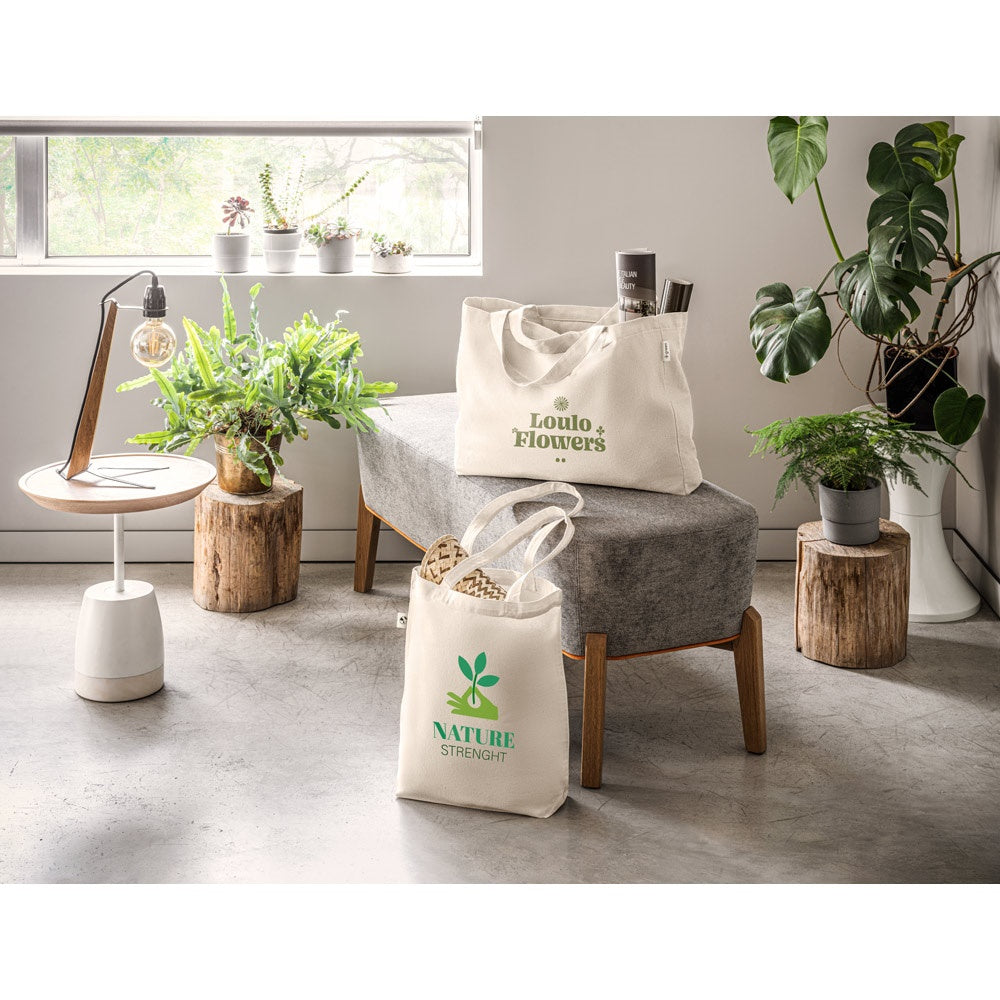 HARBOR. Tasche aus recycelter Baumwolle (70%) und Polyester (30% rPET)(280 g/m²) – zusätzliche Ansicht