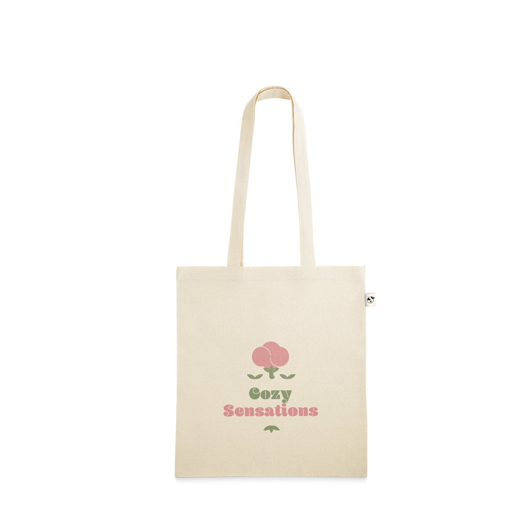 LEON. Tasche aus 100% organische Bauwolle (140 g/m²)