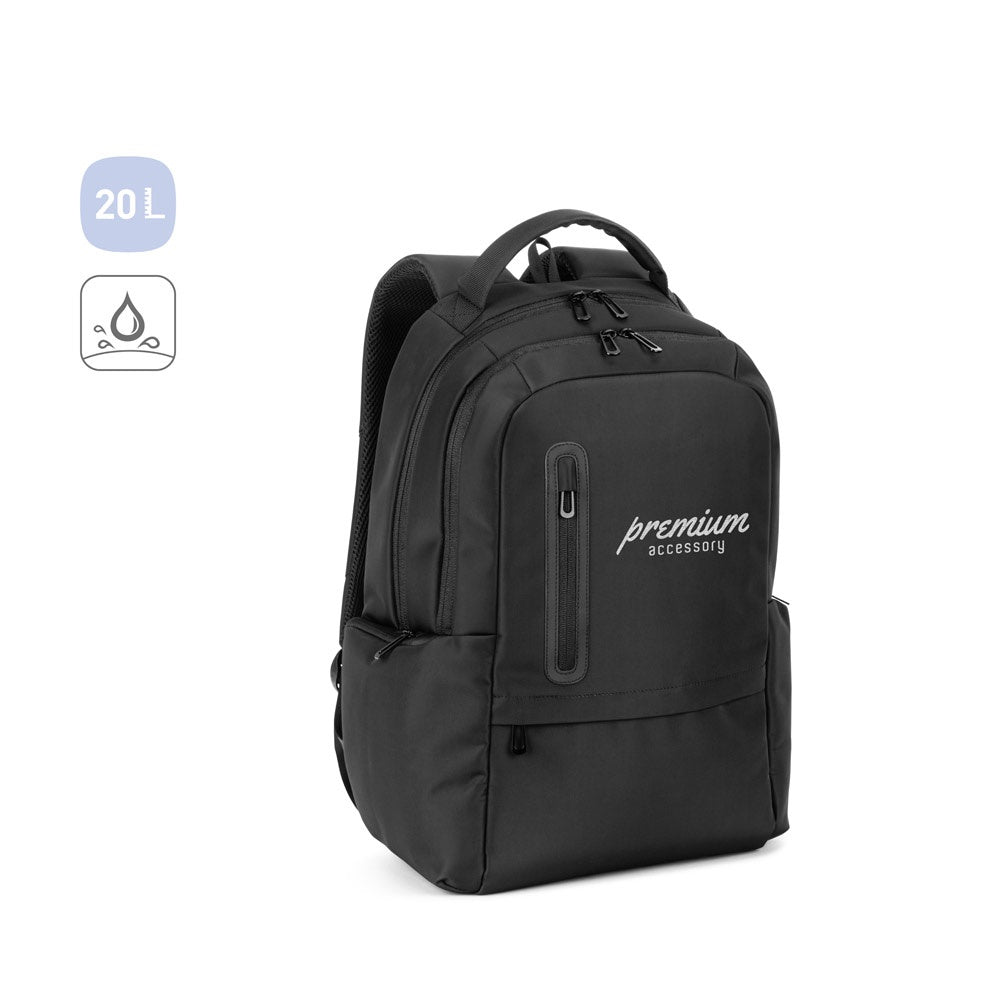 BOSTON SOLID. Laptop-Rucksack (17") aus 150D Nylon mit 2 gepolsterten Fächern