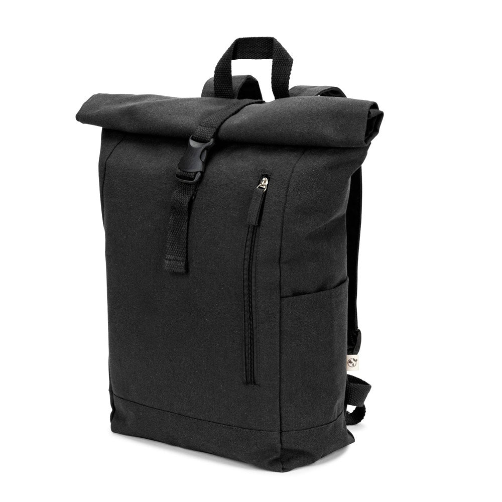 SAINT. Roll-Top-Rucksack aus recyceltem Baumwolle und recyceltem Polyester (380 g/m²) – zusätzliche Ansicht