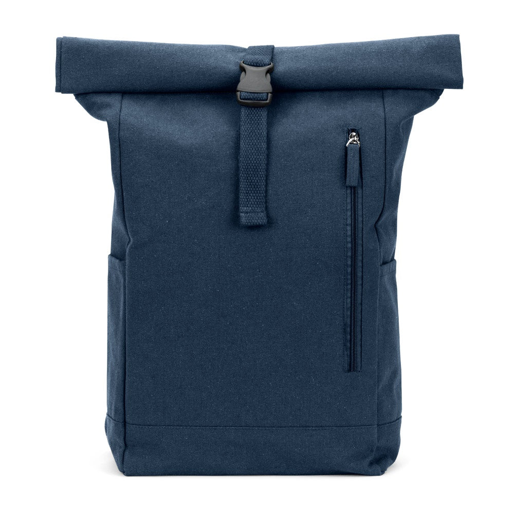 SAINT. Roll-Top-Rucksack aus recyceltem Baumwolle und recyceltem Polyester (380 g/m²) – zusätzliche Ansicht