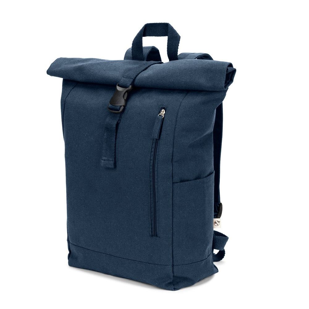 SAINT. Roll-Top-Rucksack aus recyceltem Baumwolle und recyceltem Polyester (380 g/m²) – zusätzliche Ansicht