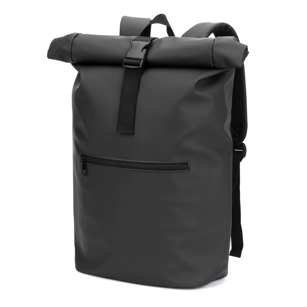 PORTLAND. Roll-Top-Rucksack aus PU mit Laptopfach, 16“ – zusätzliche Ansicht