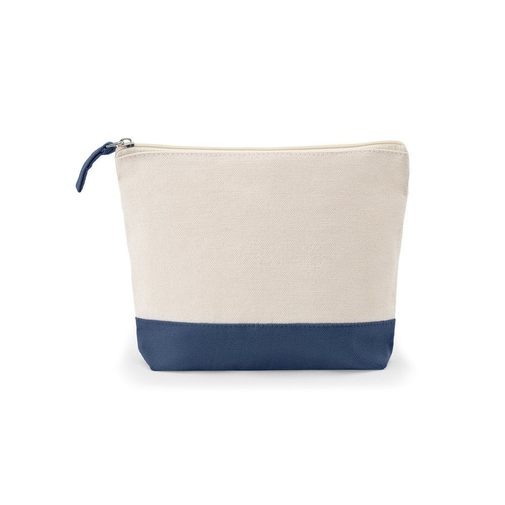 DAPHNE. Kosmetiktasche aus 100 % Baumwolle (340 g/m²), zweifarbig – zusätzliche Ansicht