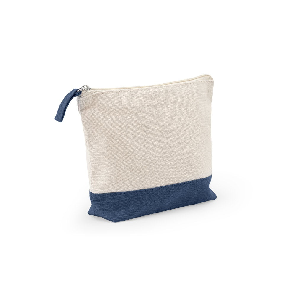 DAPHNE. Kosmetiktasche aus 100 % Baumwolle (340 g/m²), zweifarbig – zusätzliche Ansicht