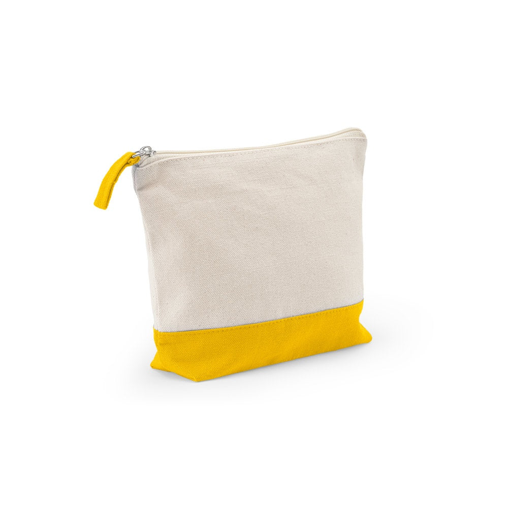 DAPHNE. Kosmetiktasche aus 100 % Baumwolle (340 g/m²), zweifarbig