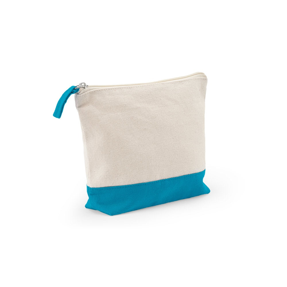 DAPHNE. Kosmetiktasche aus 100 % Baumwolle (340 g/m²), zweifarbig