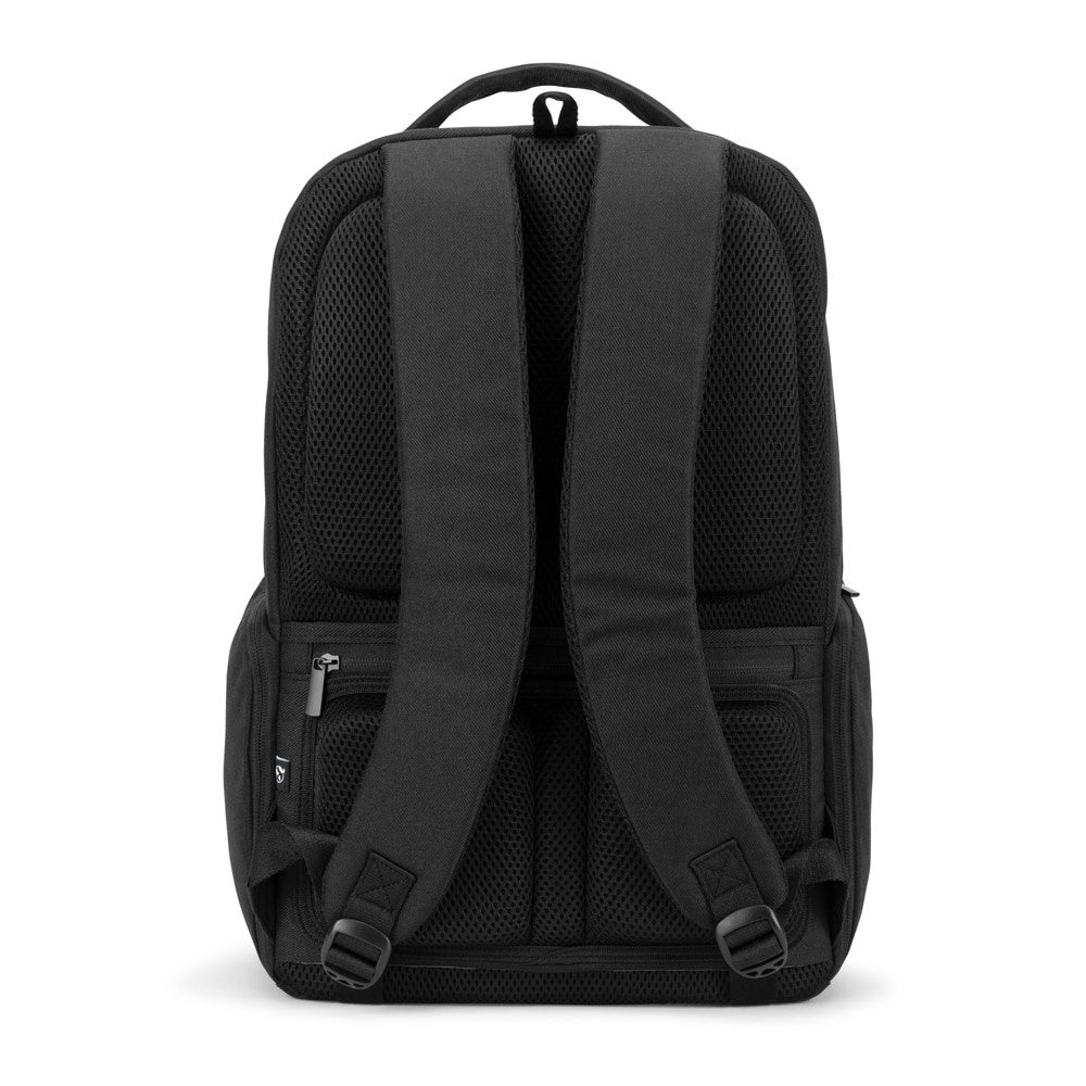COPENHAGEN. Wasserabweisender Rucksack aus recyceltem Twill mit zwei großen Fronttaschen, 17'3 Zoll – zusätzliche Ansicht