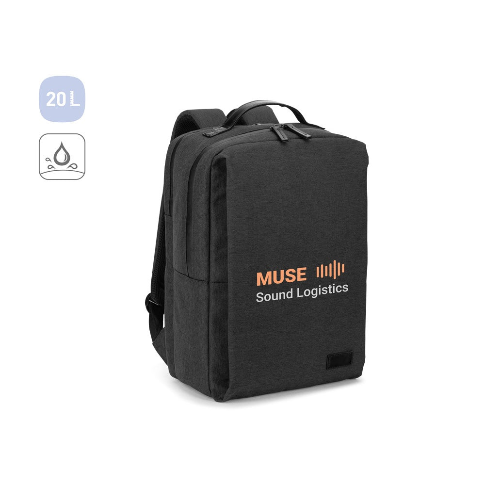 GLASGOW. Laptop-Rucksack (17") aus hochdichtem 600D-Recycling-Polyester (20L)