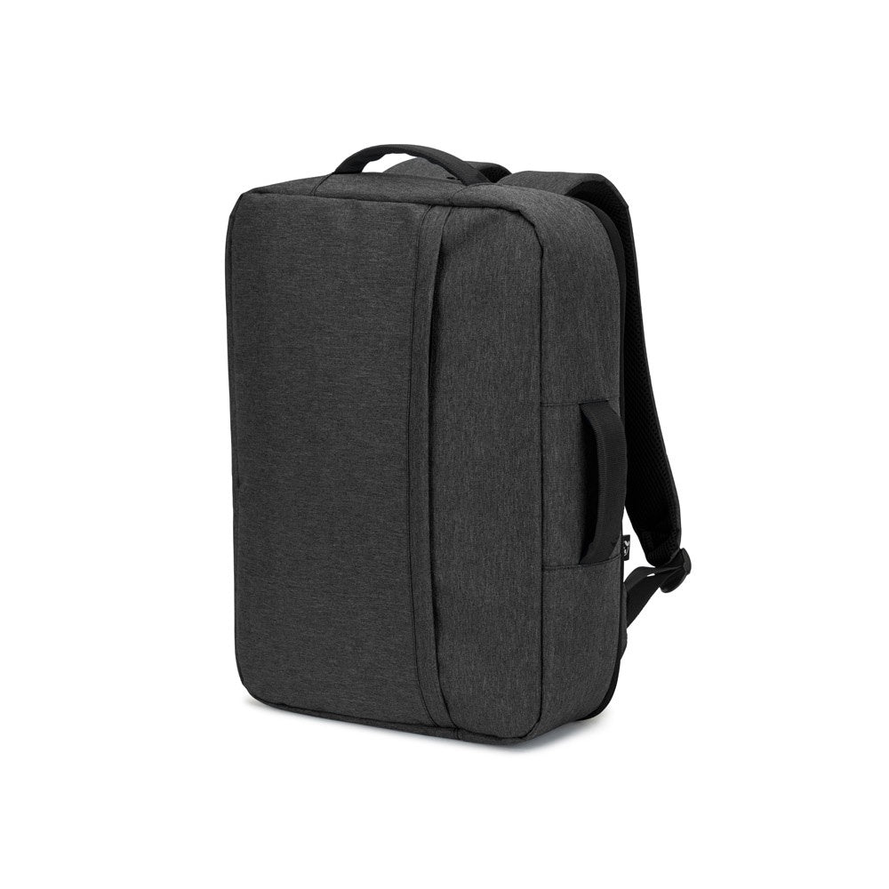NIAMEY. Tasche aus hochdichtem, recyceltem 300D-Polyester für Laptop 15'6"