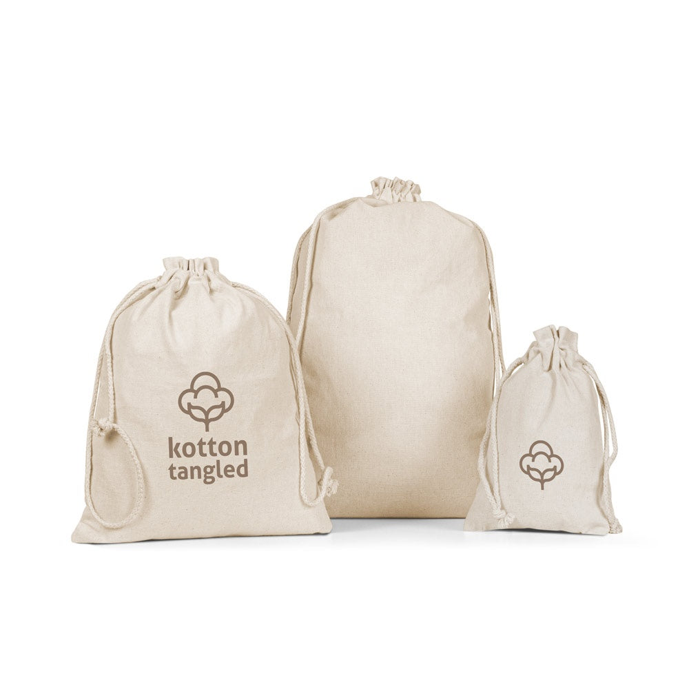 GIFTWRAP L. Großer Beutel, 100 % Baumwolle (120 g/m²) – zusätzliche Ansicht
