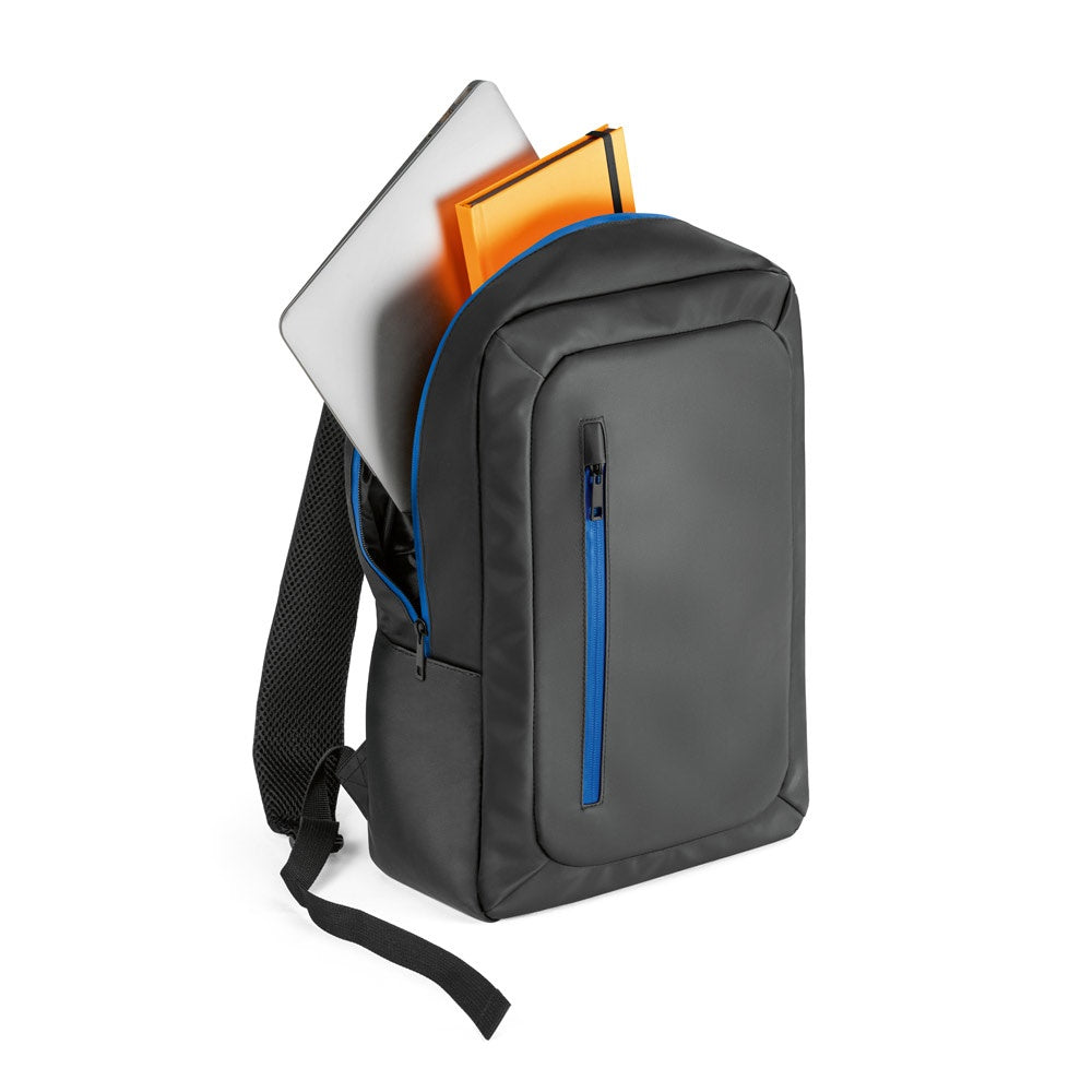 OSASCO. Rucksack aus hochdichtem, 600D recyceltes Polyester für Laptop 15" – zusätzliche Ansicht