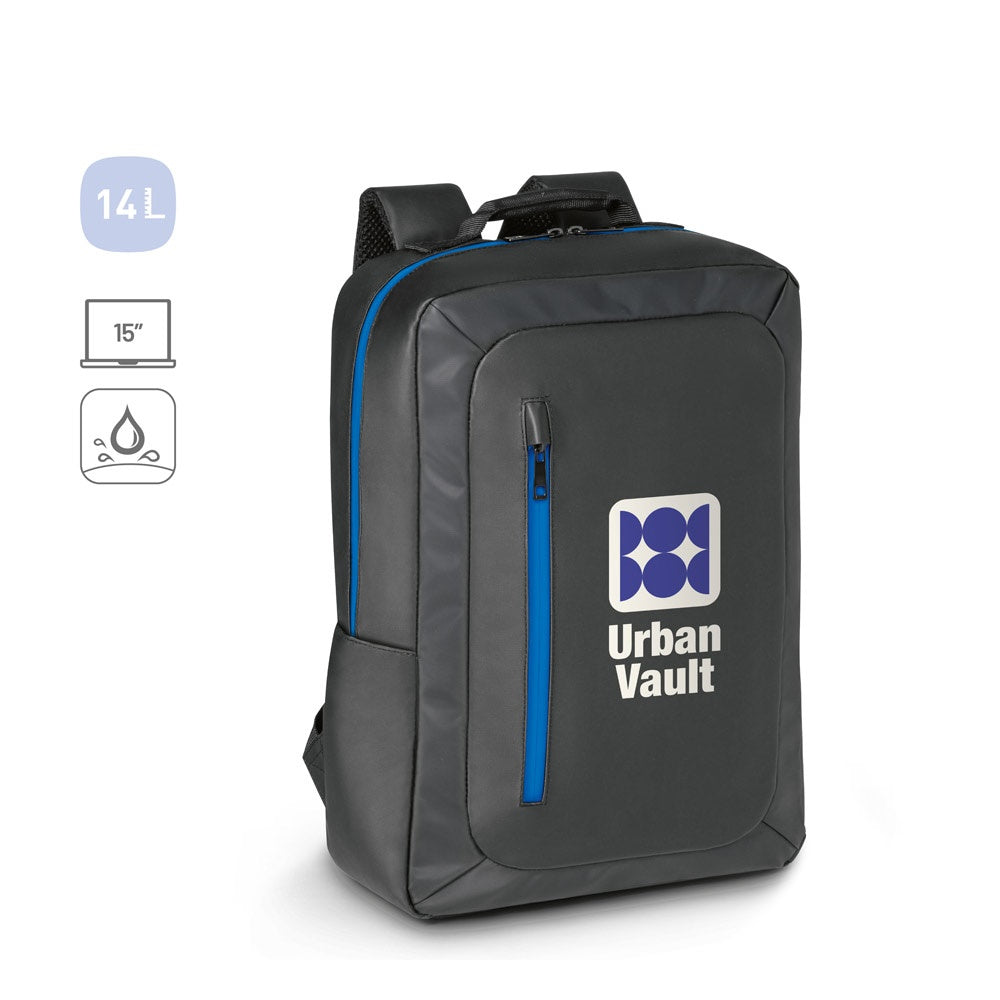 OSASCO. Rucksack aus hochdichtem, 600D recyceltes Polyester für Laptop 15"
