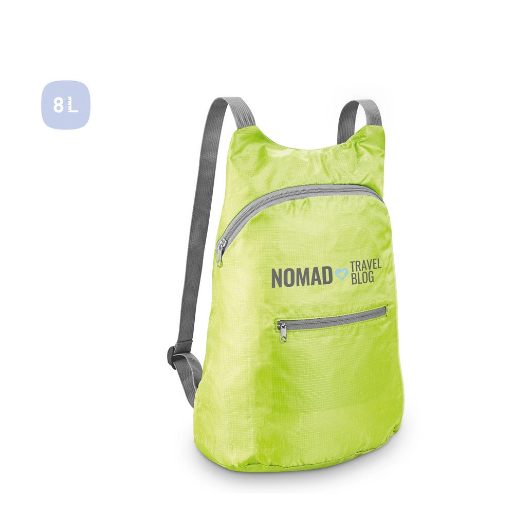 BARCELONA. Faltbarer Rucksack aus 210D Ripstop Polyester