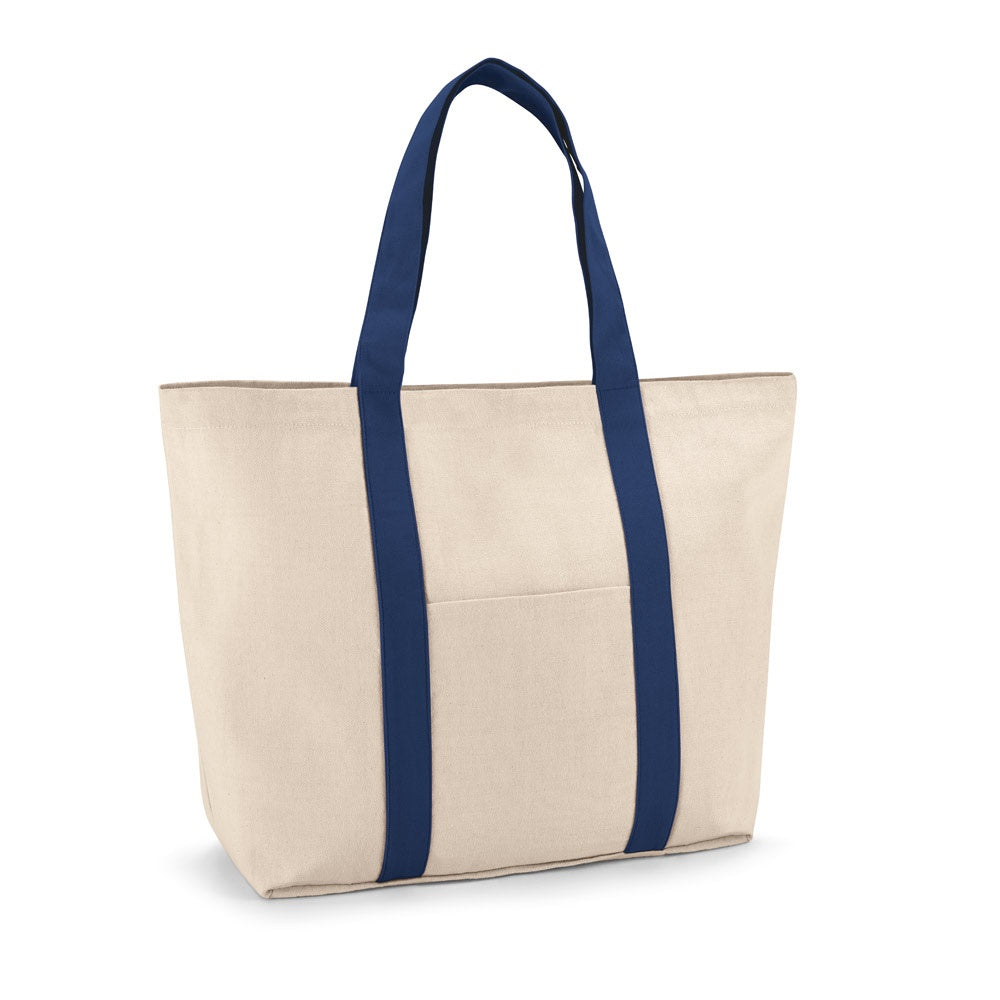 VILLE. Tragetasche aus 100% Canvas-Baumwolle mit einer Innentasche (280 g/m²) – zusätzliche Ansicht