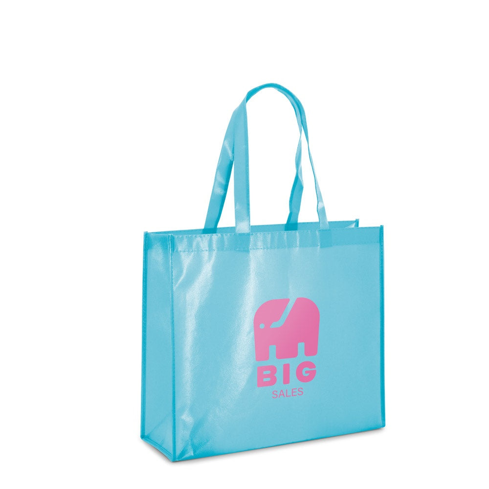 MILLENIA. Tragetasche aus laminiertem Non-Woven (110 g/m²)