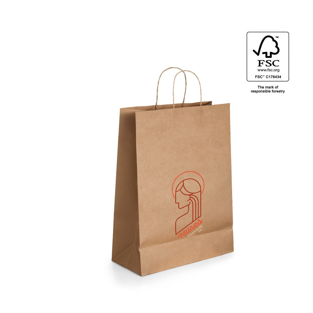 ELLEN. Tragetasche aus Kraftpapier (115 g/m²)