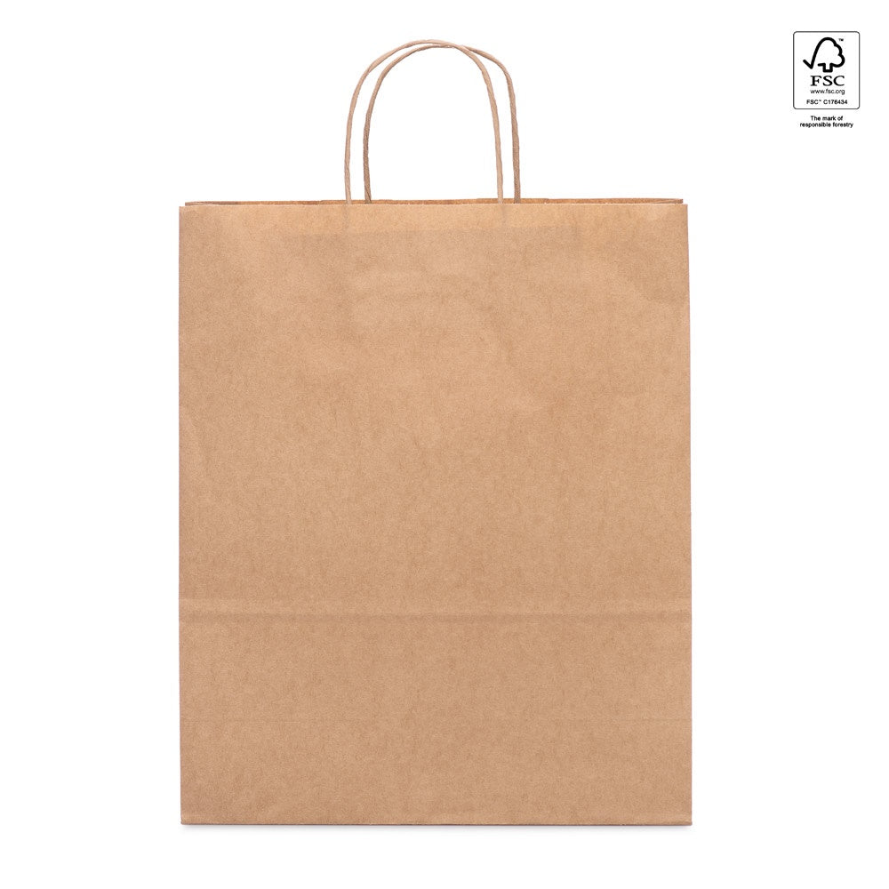 TAYLA. Tragetasche aus Kraftpapier (115 g/m²) – zusätzliche Ansicht